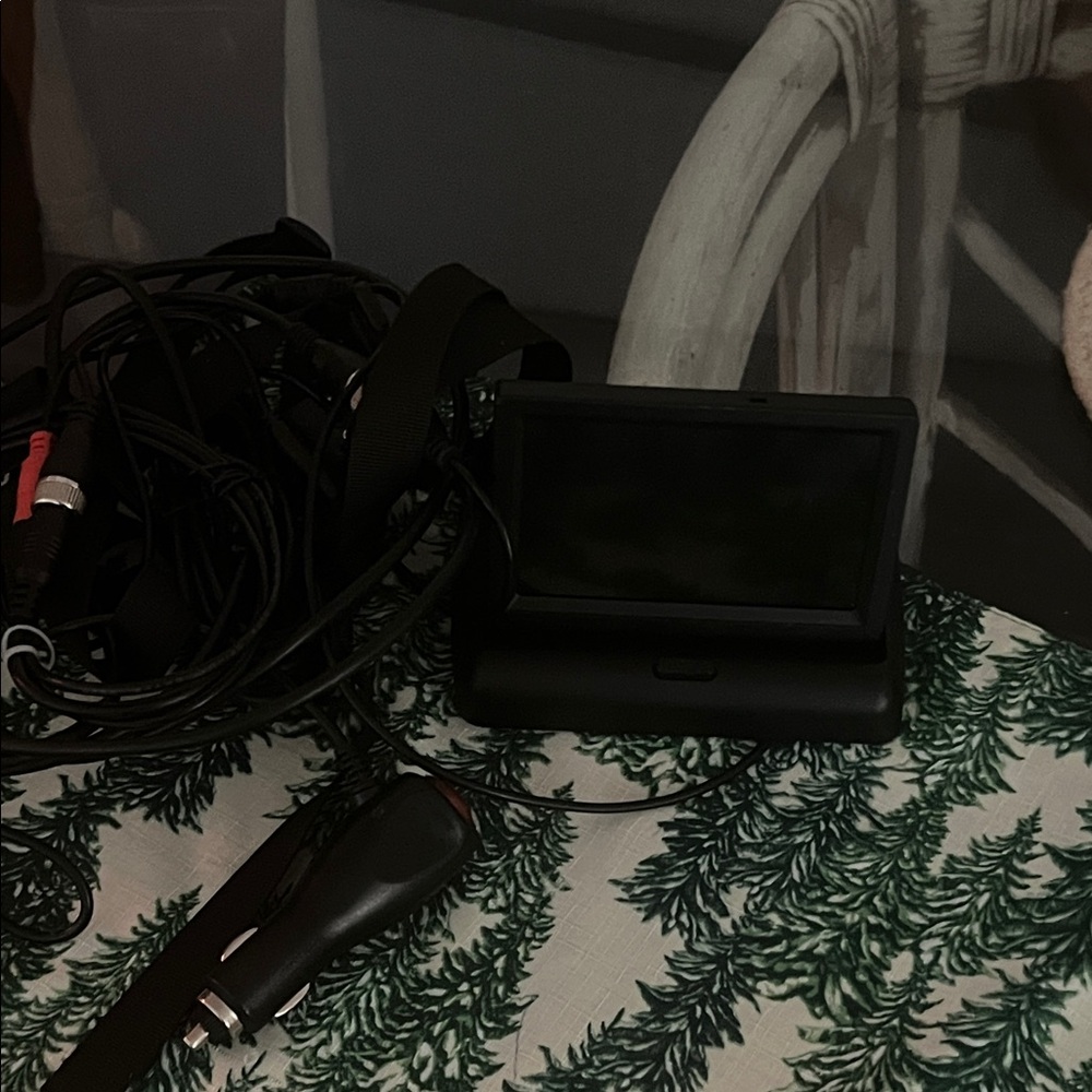 Black Electronic Device with Accessories s d camera for vehicle
